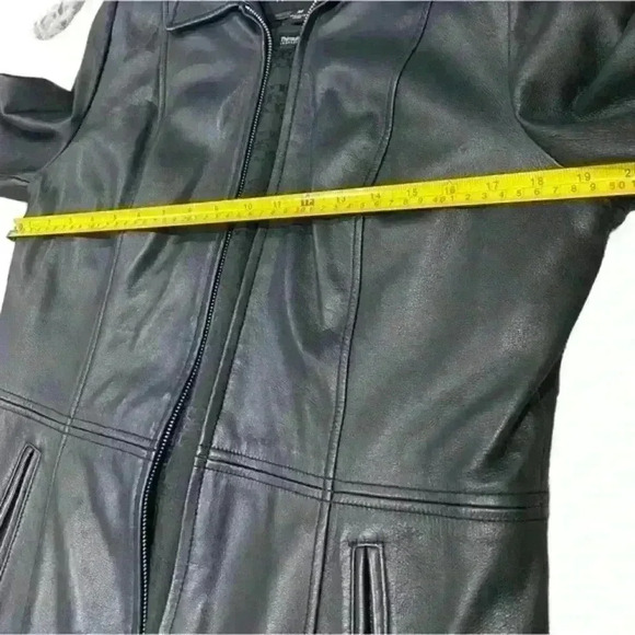 Wilson Leather Pelle Studio Thinsulate‎ Ultra Leather Women’s Coat Size Medium - Picture 6 of 9